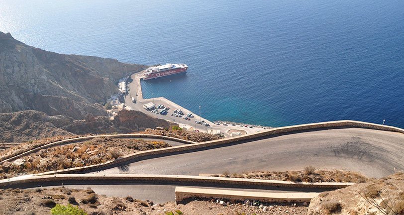 Santorini transportation