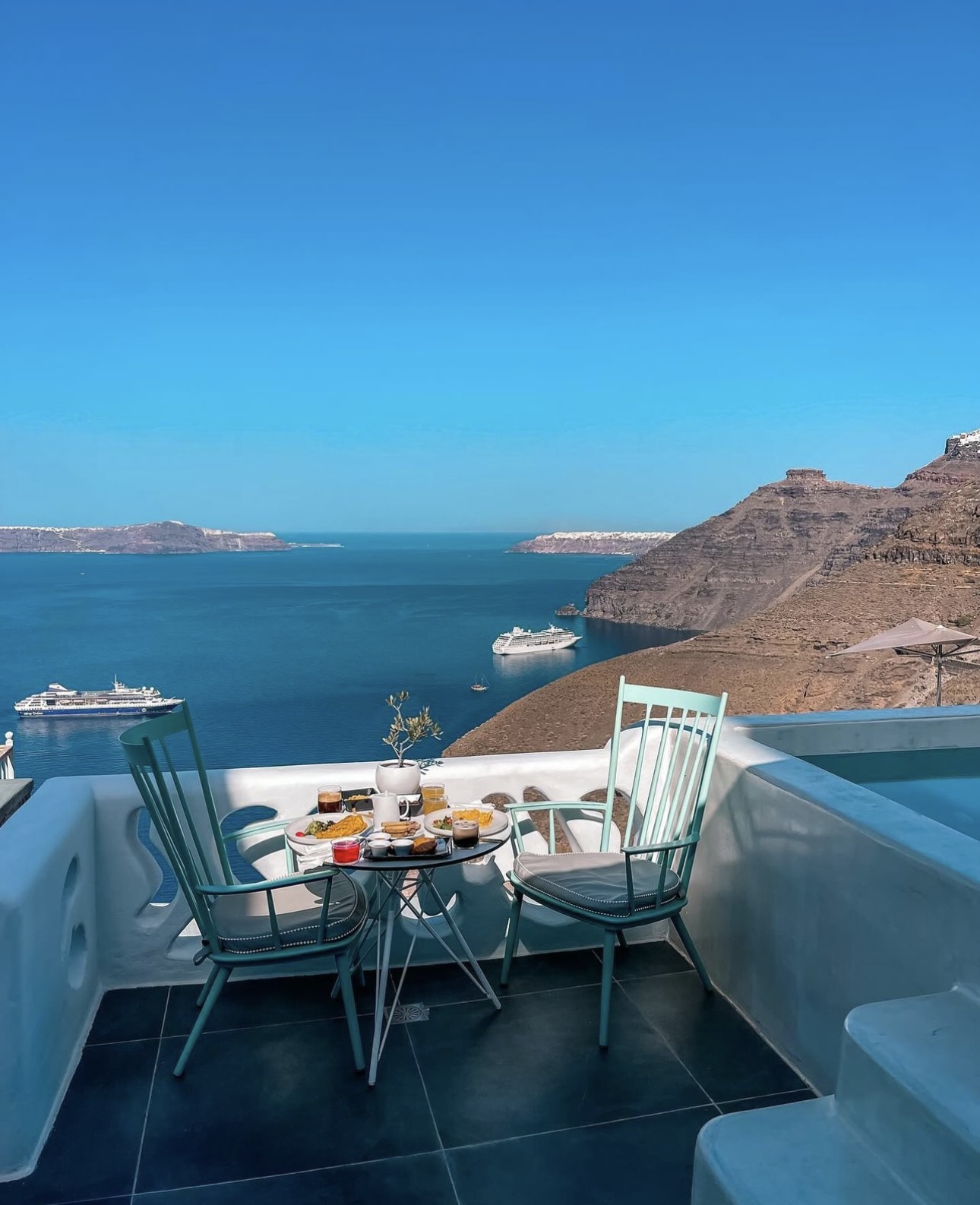 Indulge in Luxury: Experience Our Ultra Rich A La Carte Breakfast at Athina Luxury Suites in Santorini