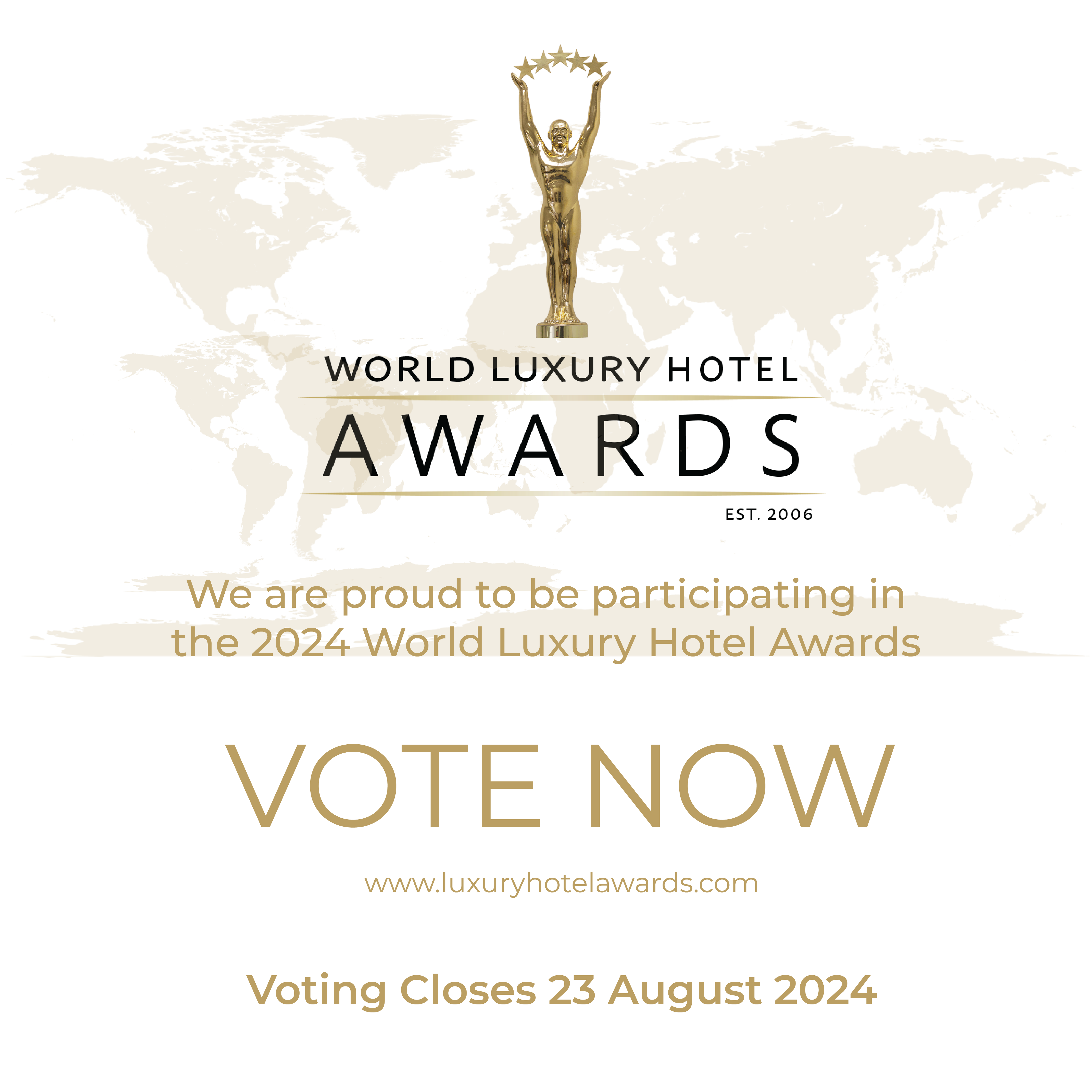 Luxury Awards - Vote for Athina Luxury Suites in the 2024 World Luxury Awards!