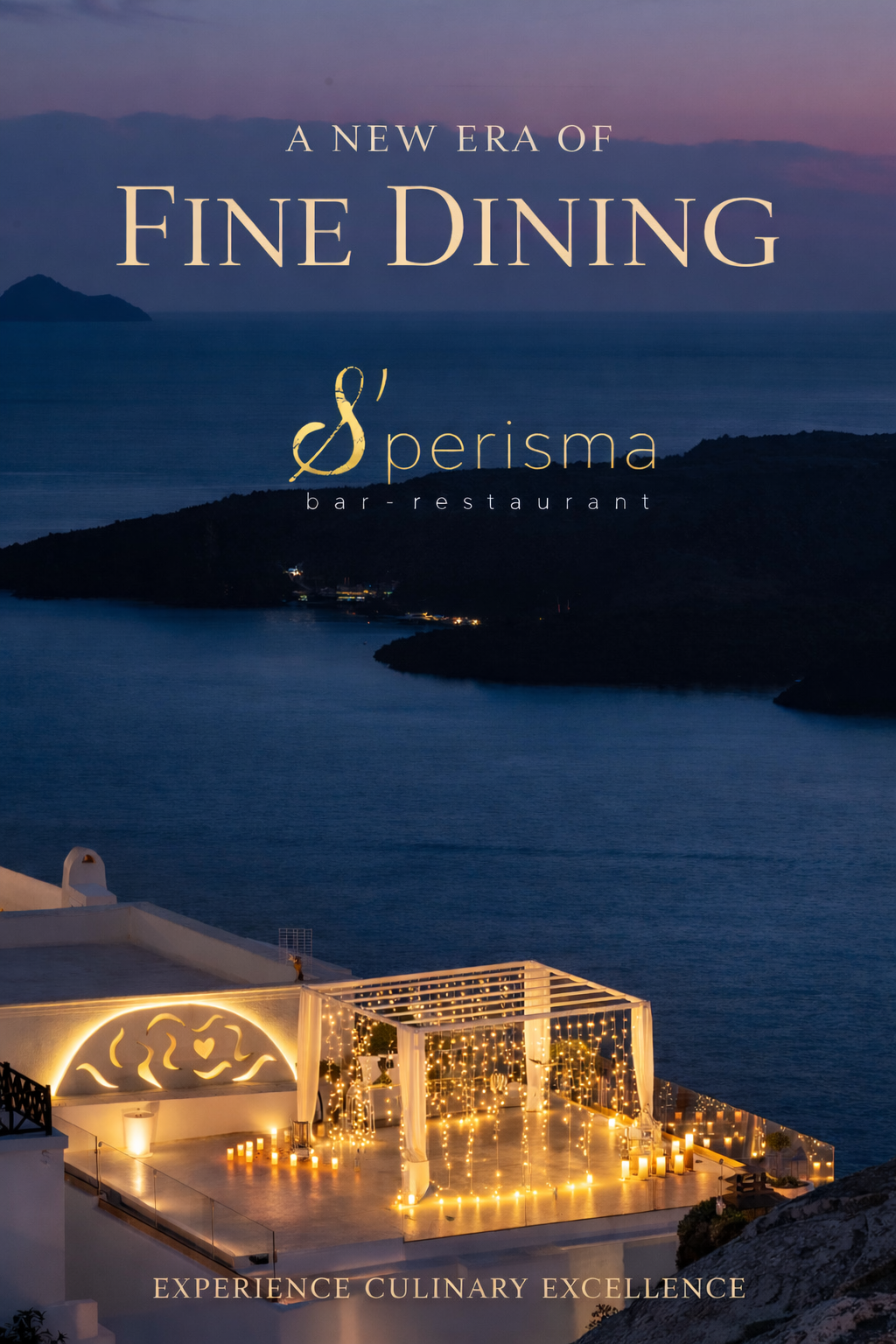 A New Era of Fine Dining in Santorini Begins at Esperisma Bar Restaurant