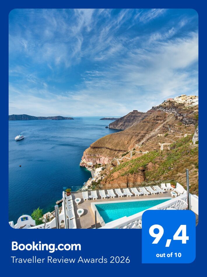Athina Luxury Suites Wins 9.4 out of 10 at the Booking.com Traveller Review Awards 2026