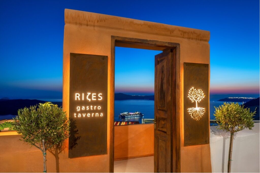 Rizes Gastro Taverna 3 - A Gastronomic Voyage: Rizes Gastro Taverna and Santo Wines Partner for the Ultimate Santorini Wine Tasting Event A Gastronomic Voyage: Rizes Gastro Taverna and Santo Wines Partner for the Ultimate Santorini Wine Tasting Event