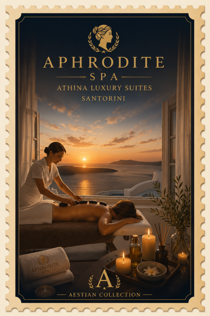 Aphrodite Spa - Postcards from Santorini: Collecting Stories from the Edge of the Caldera